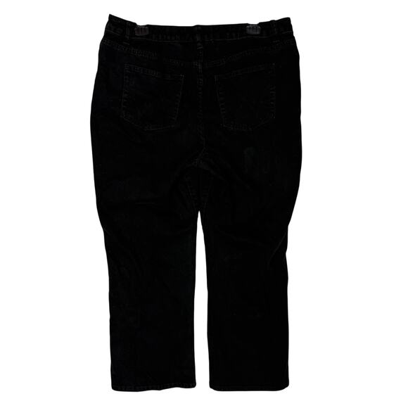 Venezia Jeans Womens 2 Petite Black Denim Stretch High-Rise Bootcut Leg Classic - Picture 2 of 14